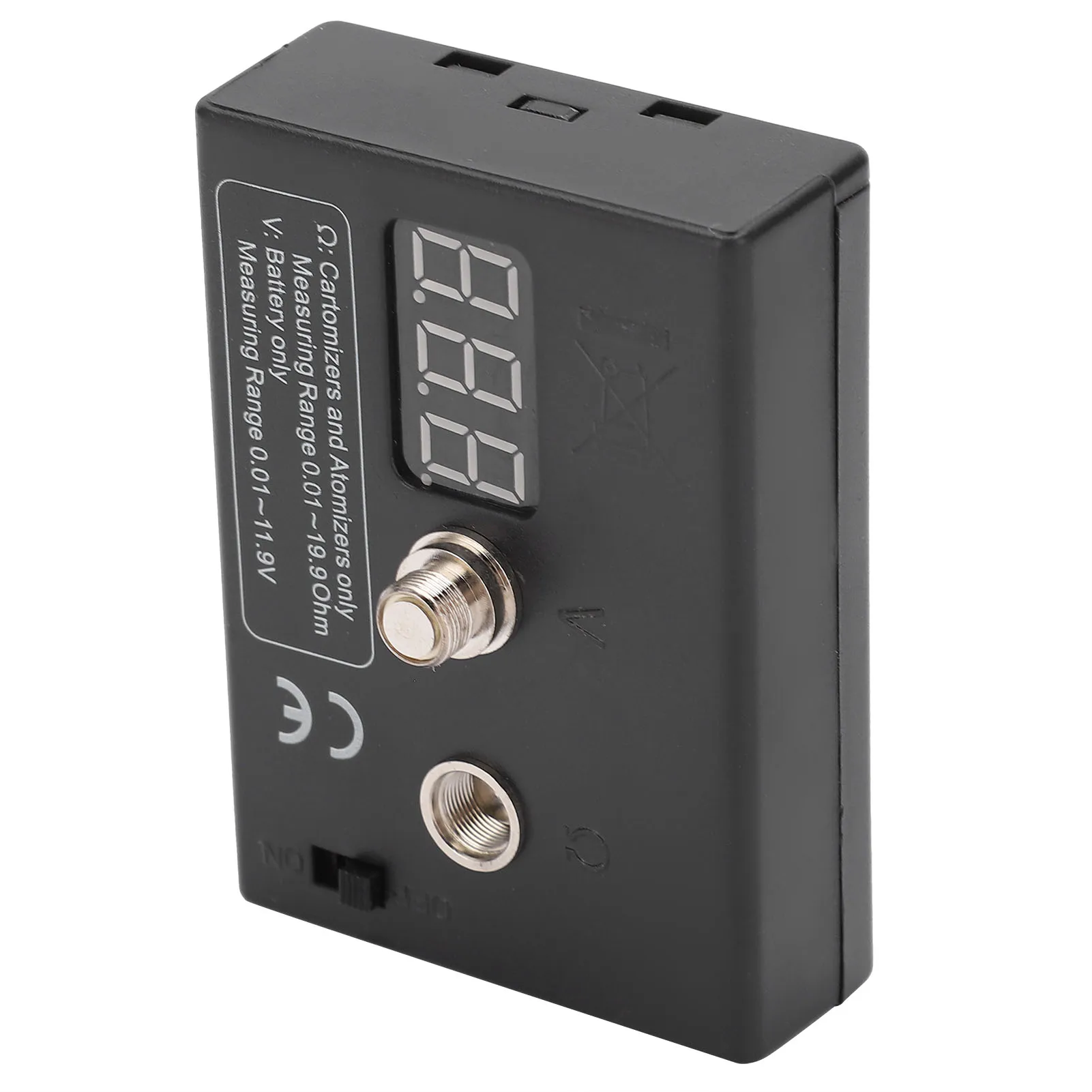 Resistance OHM Meter Measuring Reader Coil Tester Wire DIY Tool Atomizer 3V 0.01-20&Omega;