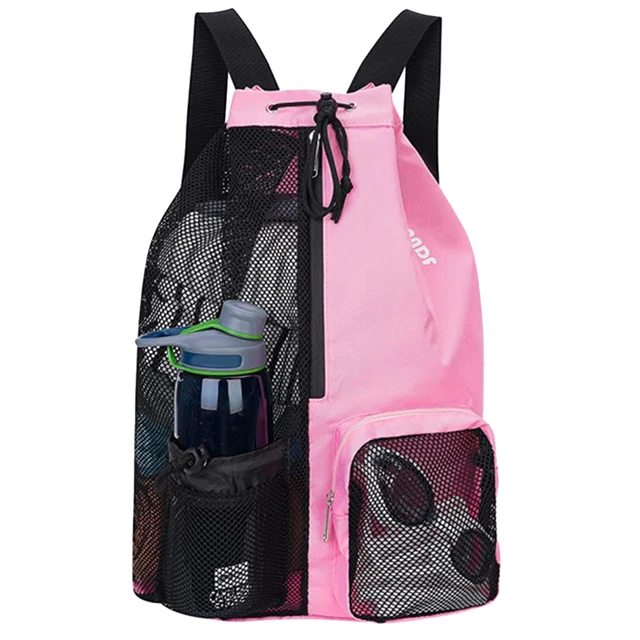  Mochila deportiva con cordón, bolsa de gimnasio con