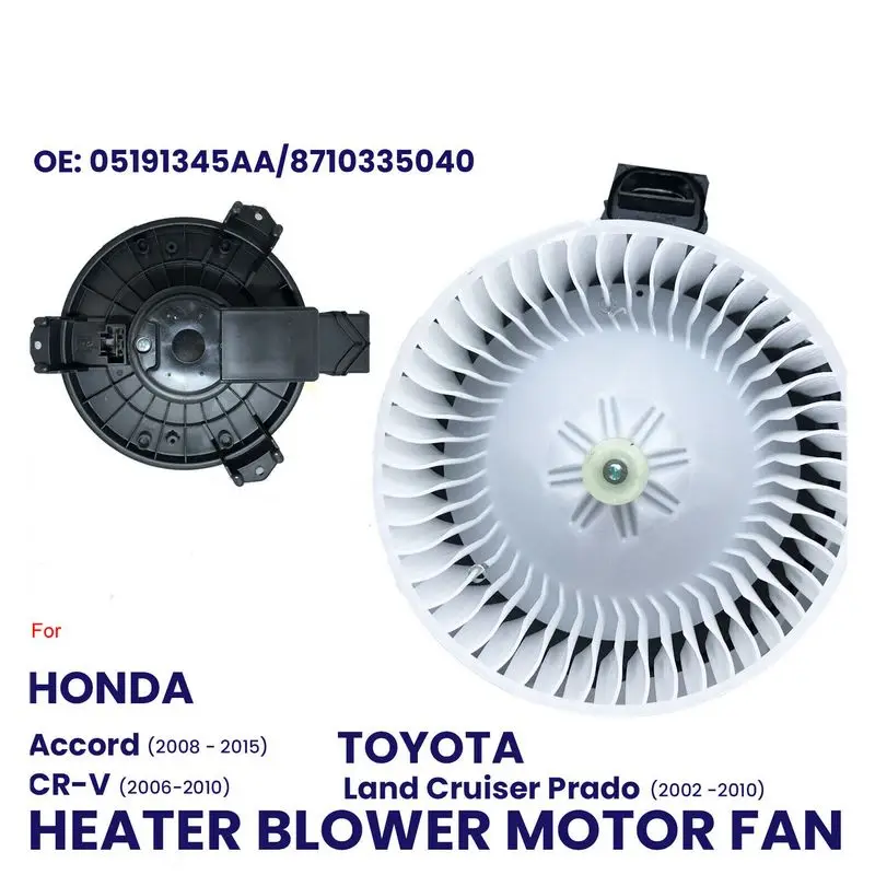 Ventola Del Motore Del Ventilatore Del Riscaldatore Per Honda Cr-V Accord Jeep Compass Toyota Fj Cruiser