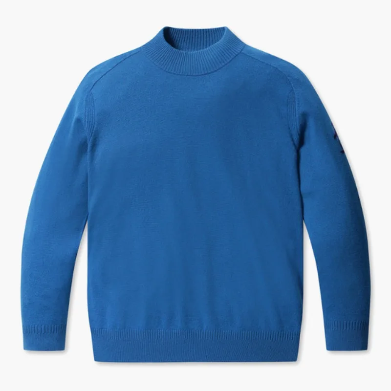 Korean Style Casual Men's Knitted Sweaters, Outdoor Sports Golf Clothes, Autumn and Winter Warm Long-sleeved Pullovers