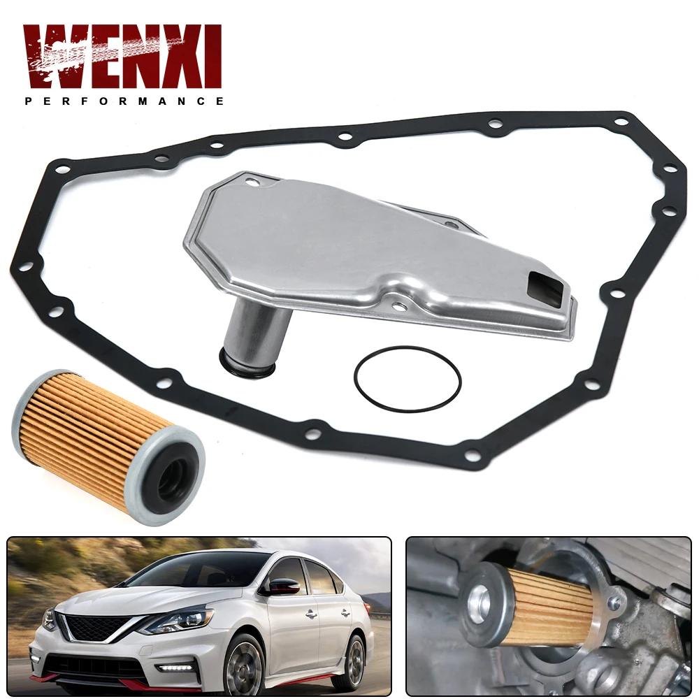 

Набор масляных фильтров трансмиссии и прокладок для 12-19 Nissan Sentra Versa Note 31728-3JX0A 31728-3JX0B RE0F11A 3172628X0A