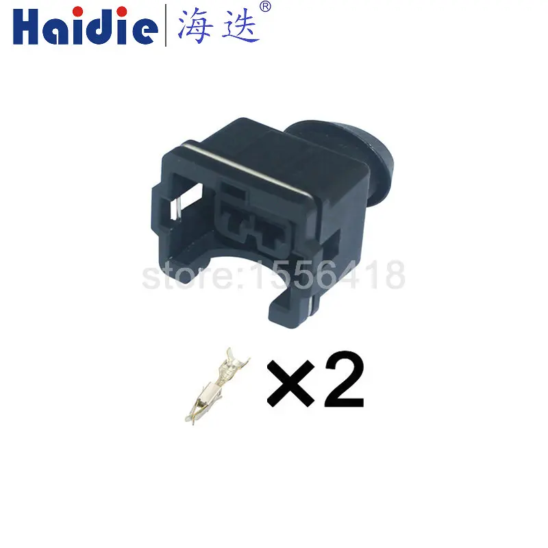 

1-50 sets 2pin auto 3.5series wire harness waterproof sensor plug connector 825414-5