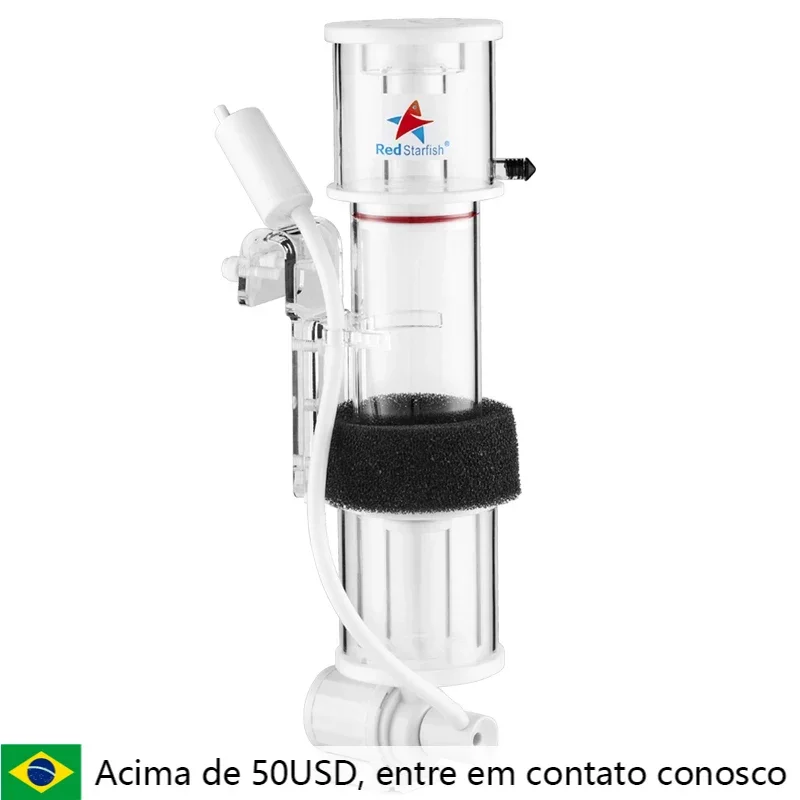 

DC24V Red starfish skimmer DC-SQ-70 SQ-90 seawater tank mini micro tank small protein skimmer nitrifier mute 70-200L aquarium