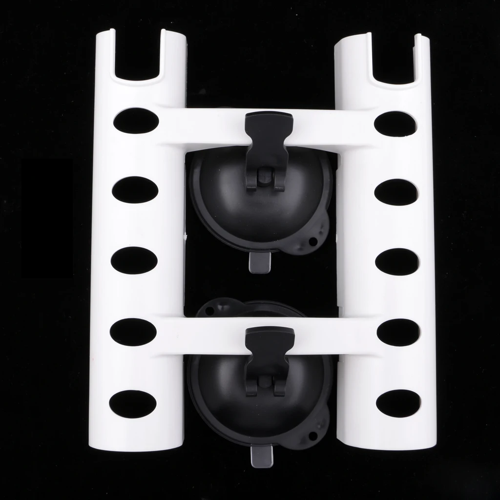 2 Fishing Rod Holder with Suction Cup, Assemble Fishing Box / Case