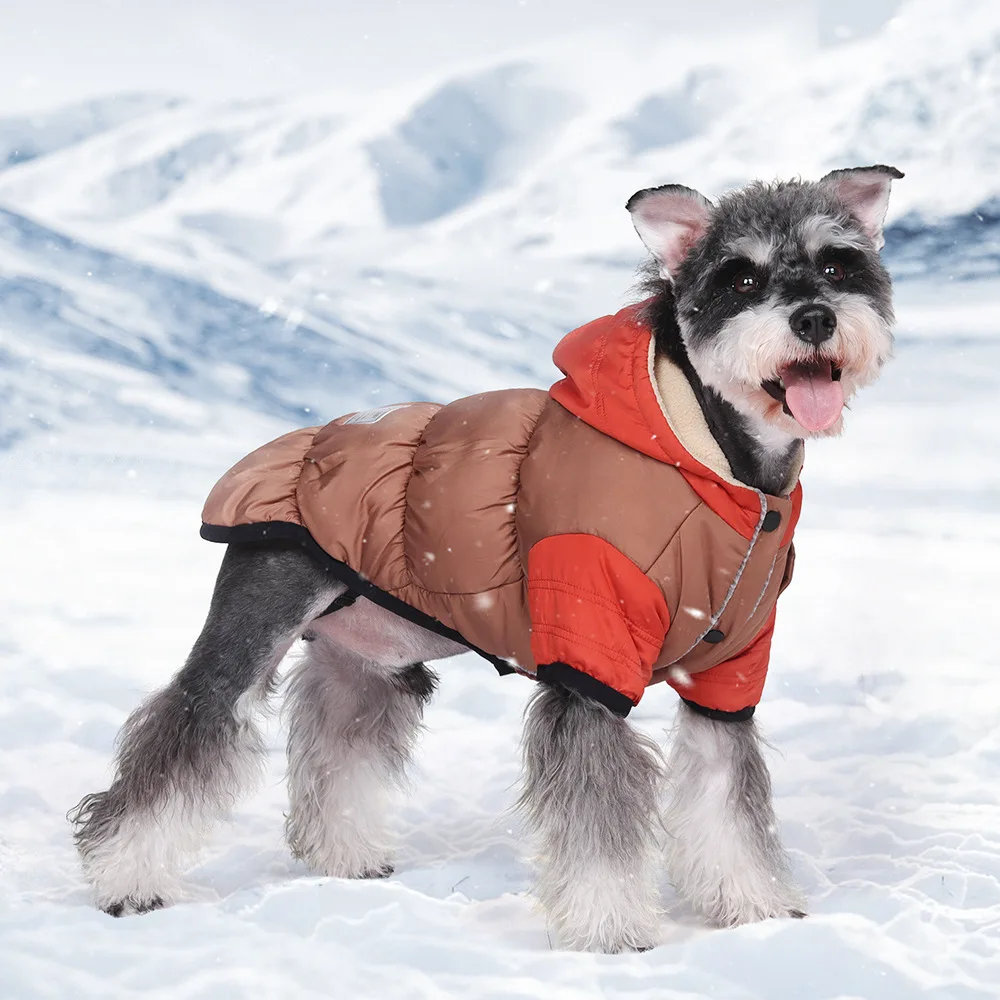 Winter Dog Hooded Coat Polar Fleece Lining Windproof Waterproof Puffer Coats Cotton Coat pet jacket,pet jumpsuits,dog sweater