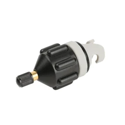 Universal Inflatable Pump Air Valve Adapter for Paddle Boards, Kayaks, and Boats (Black)