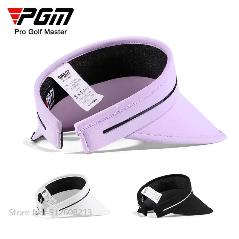 PGM Women Golf Caps Ladies Sunscreen Empty Top Hats Female Breathable UV-proof Sports Golf Hat Casual Sun Visor Caps Large Brim