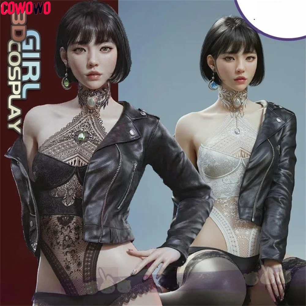 

COWOWO Original Design Lace Girl 3D Doujin Cosplay Costume Woman Halloween Roleplay Jumpsuits Sexy Cosplay