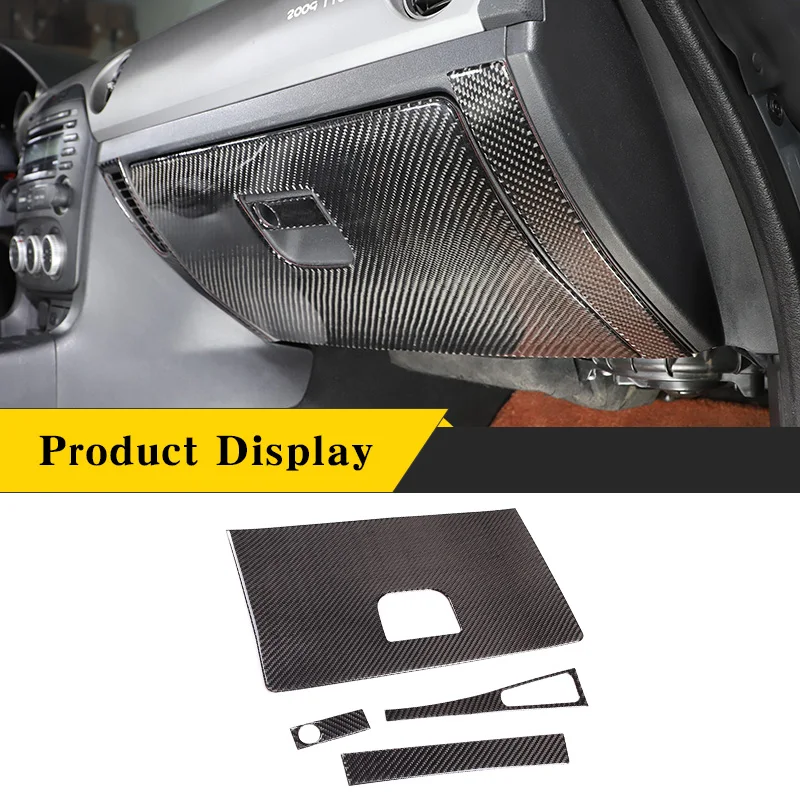 

For Mazda MX-5 2009-2014 Soft Carbon Fiber Car Co-pilot Glove Box Panel Sticker Car Interior Modification Accessories