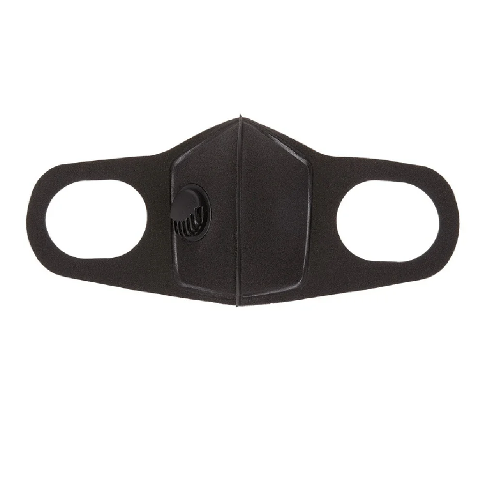 Men Women Anti Dust Mask Anti PM2.5 Pollution Face Mouth Respirator Black Breathable Valve Mask Filter 3D Mouth Cover 6