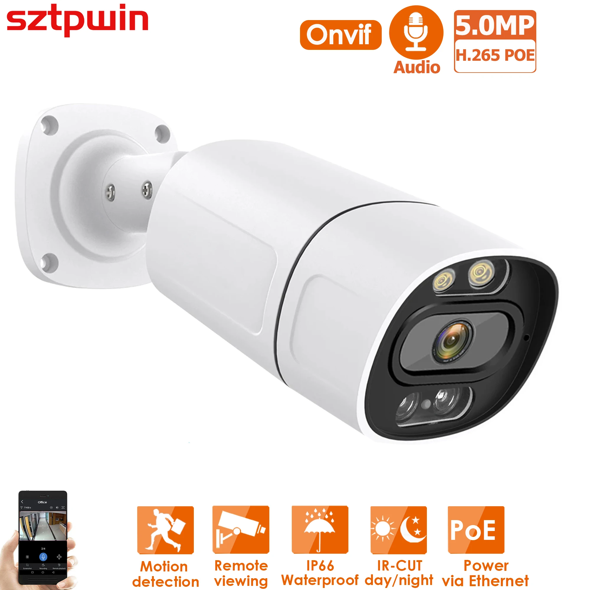 Reolink 4K 8MP Caméra Surveillance Extérieure PoE, Détection Personne