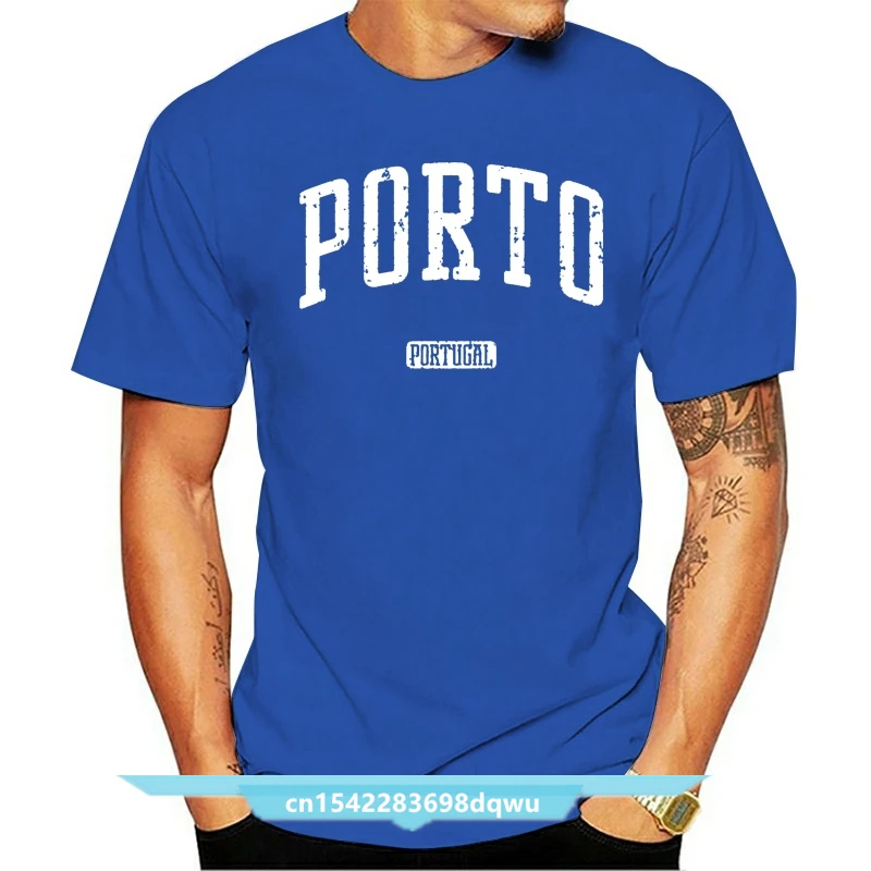 

Quality T Shirts Men Printing Short Sleeve O Neck Tshirt Porto Portugal T-shirt