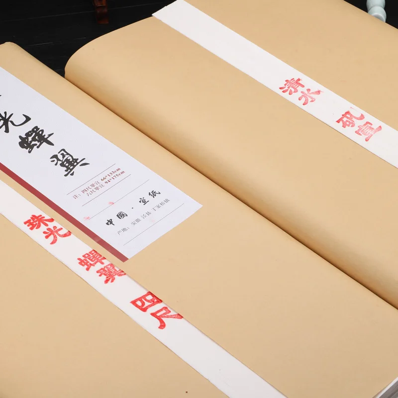 Chinese Handmade Ripe Xuan Rice Paper Ink Special Gongbi Painting Ultra-Thin Cicada Copy Calligraphy Line Drawing Small Regular