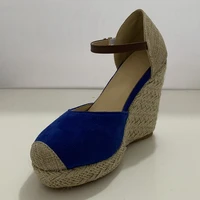 SIMLOVEYO Women espadrille Ladies Wedge sandals High heels Platform Bohemia weave strap sandalia red pumps size 34-43 A2096 - Image 5