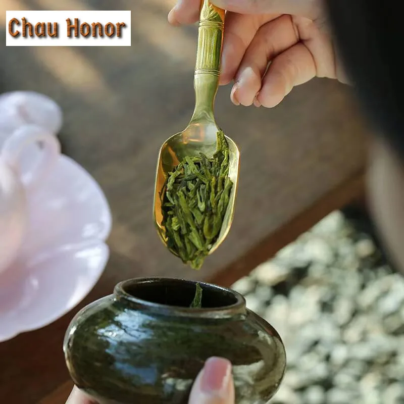 Boutique Jade Mud Cherry Powder Tea Six Gentlemen Ancient Tea Tool Set Household Teaware Utensils Tableware Accessories Craft