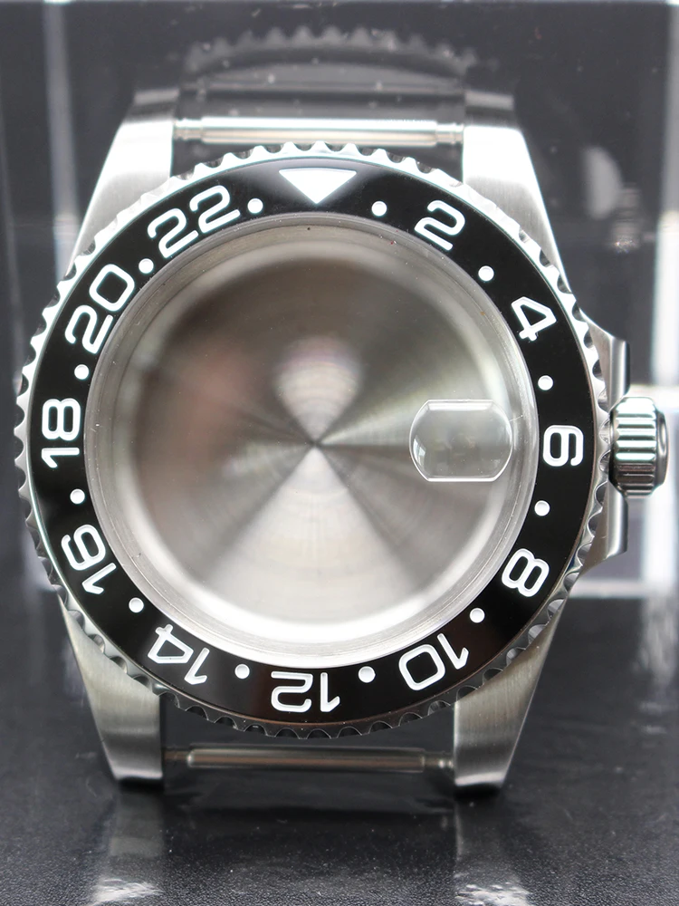 Premium 40mm Waterproof Watch Case with Ceramic Bezel Insert