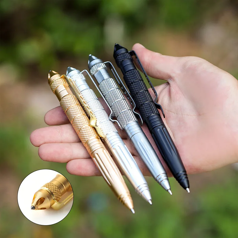 Outdoor Self-defense B2 Tungsten Steel Head Tactical Defense Pen EDC Multi-function War Pen Outdoor Broken Window Set Surviva... self defense tools