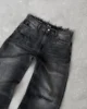 Washed Ripped Jeans Men's American Retro High Street Couple Bag Embroidery Quality is higher than peers in all seasons 6