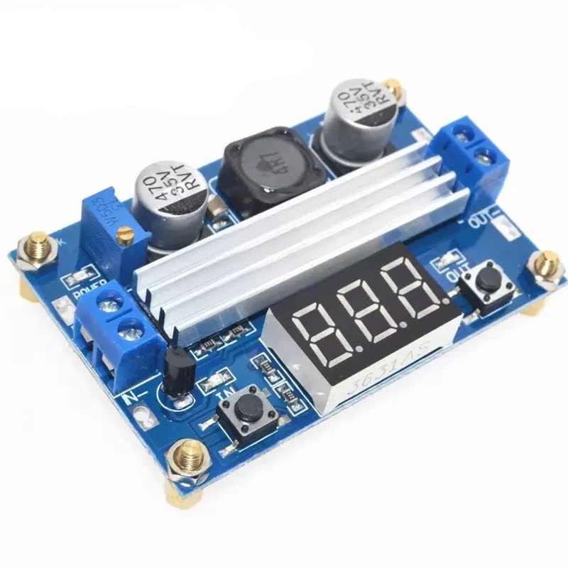 

DC DC Digital Booster Step-up Converter Regulated Power Supply Module + VoltMeter 100W DC-DC 3-35V to 3.5-35V Step Up Board