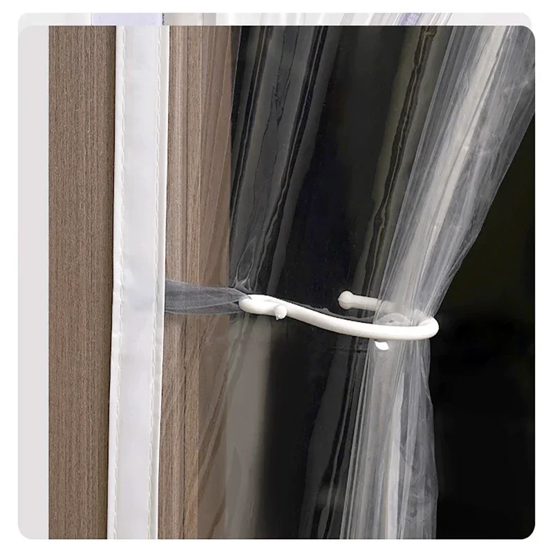 Air Conditioning Door Curtains Air conditioning door curtains for winter windproof warm and transparent household kitchen plastic partition curtains