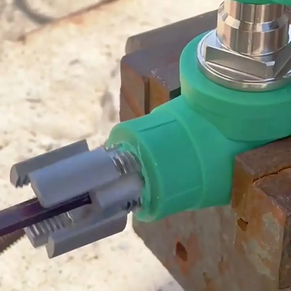 4/6 Points Water Pipe Thread Opener Inside and Outside Together Universal Pvc Water Pipe Internal Thread Opener