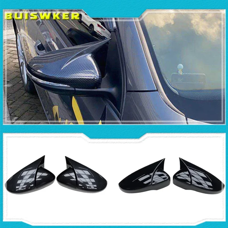 

For Volkswagen VW Scirocco 2009-2018 Door Side Wing Rearview mirror Cover Sticker Trim Car Styling Accessories
