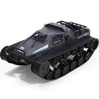1:12 Tank Cross-border Remote Control Car Simulation Ev2 Off-road High-speed Tracked Drift Armored Vehicle Climbing Boy Toy New 2