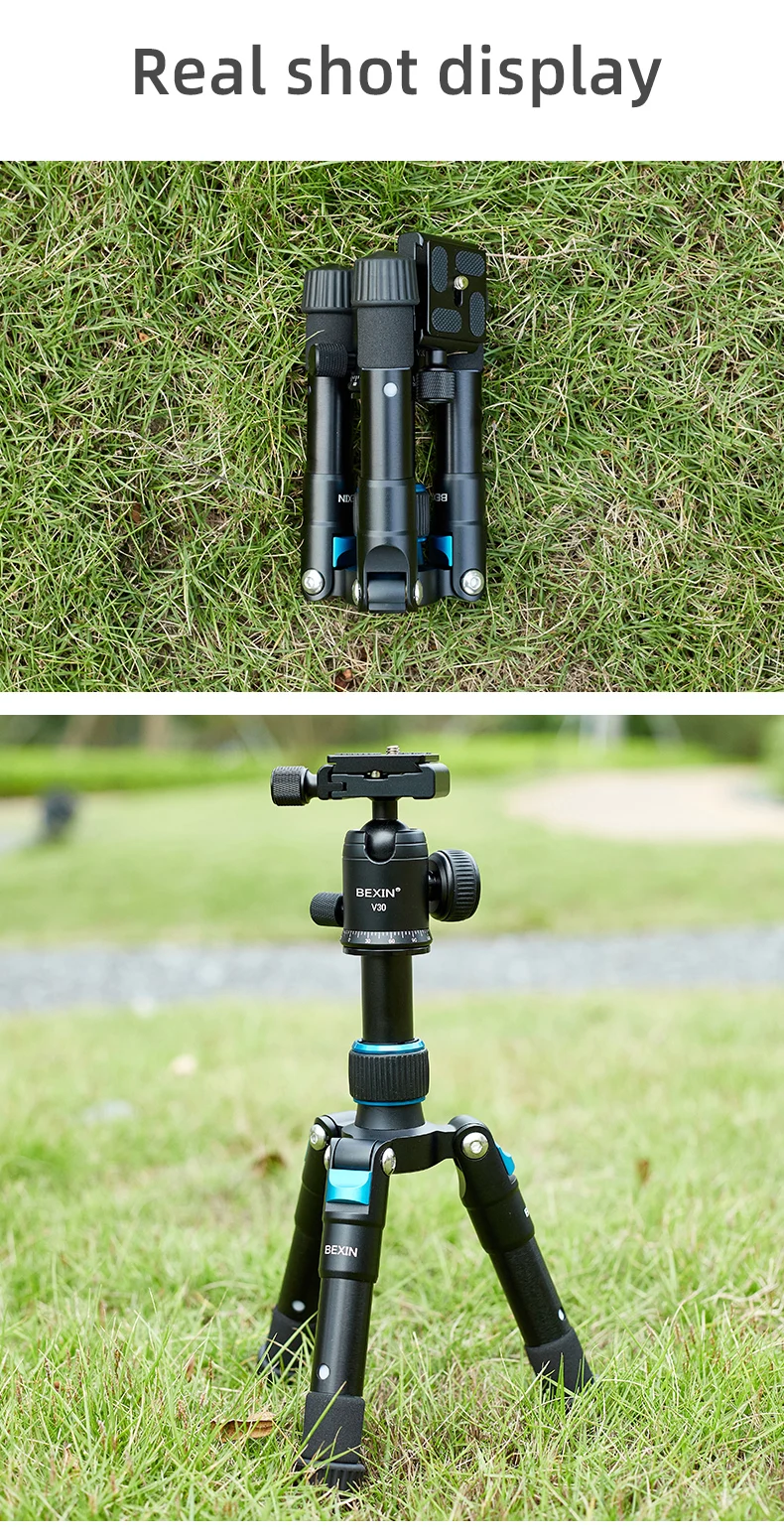 câmera DSLR e telefone, compacto, leve, portátil,