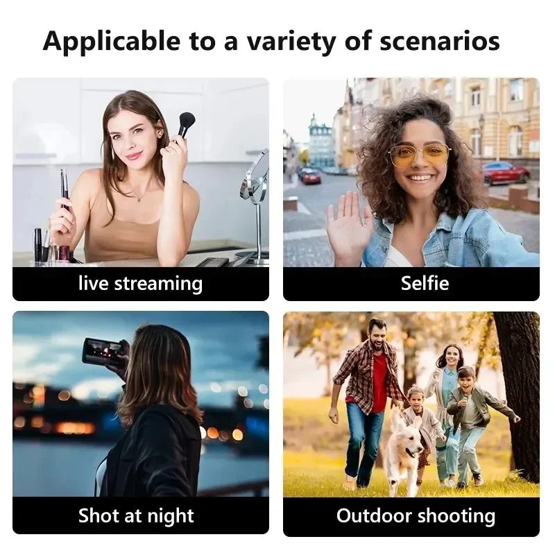 Wireless Selfie Stick for Smartphone, 44 Inch Tripod with Bluetooth Remote, Portables Foldable Stand for Vlog Shooting Record 6