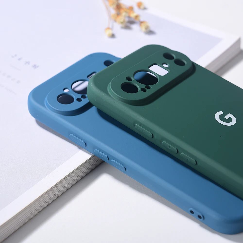 Enhanced Shockproof Liquid Silicone TPU Phone Case - Soft Protective Cover