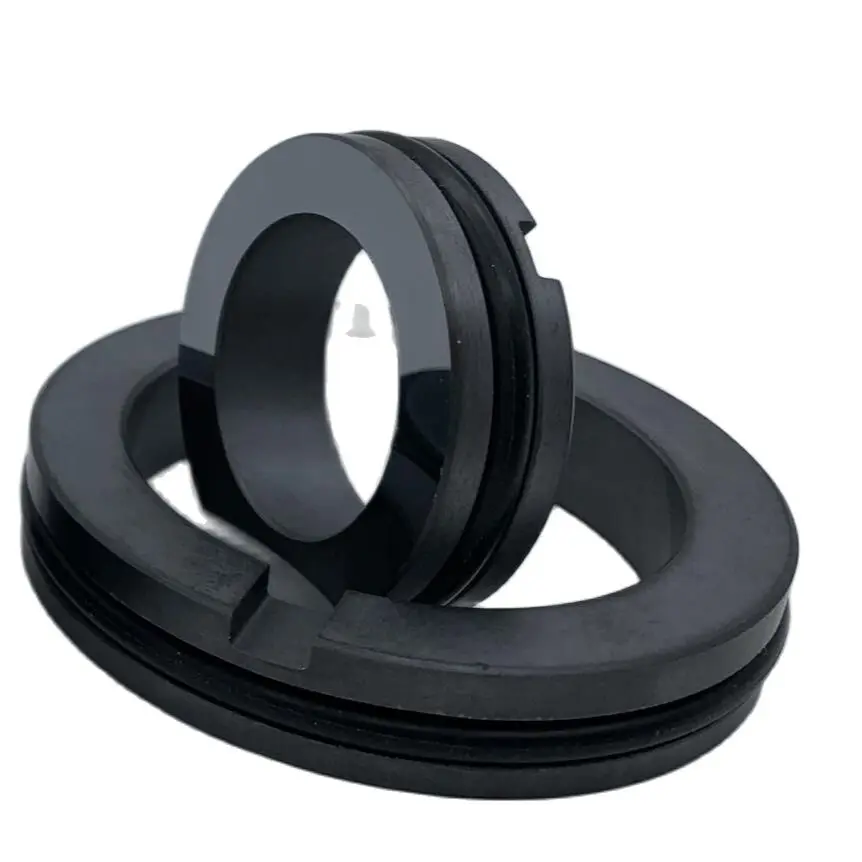 0.5" ~ 2" Type W Middle Groove O-rings Stationary Seats for Mechanical Seals, Material:SiC/VIT