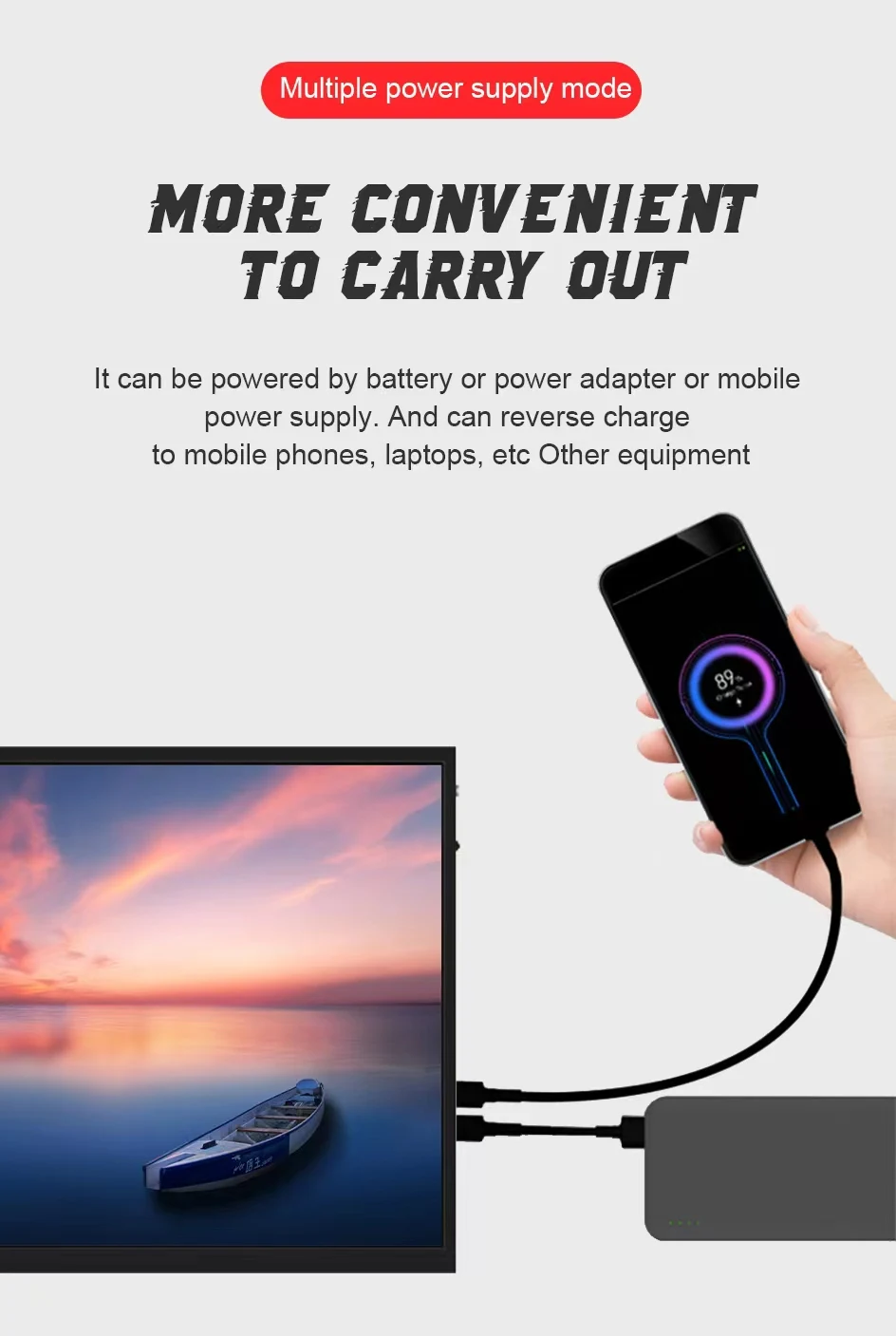 ޴ lcd hd  10.5 ġ usb type c HDMI ȣȯ Ʈ, ȭ, xbox, ġ  ps4 ޴ lcd  