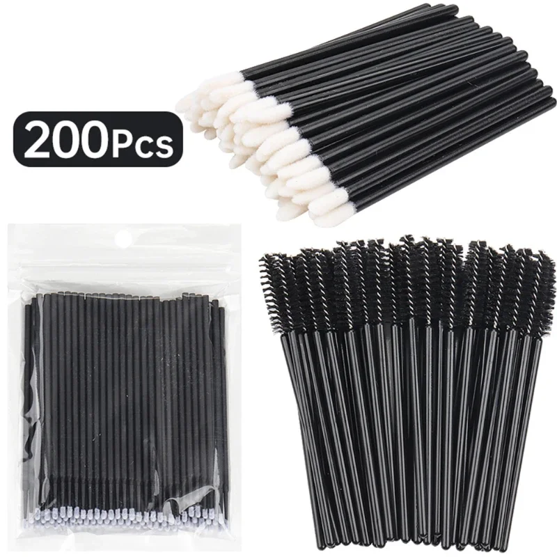 Eyelash Extension Special Eyelash Removal Brush Micro Brush Lipline Cotton 200pcs