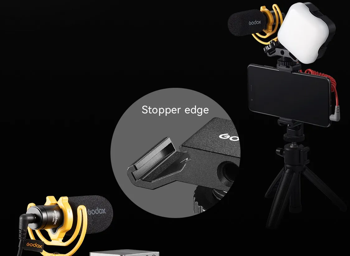 Godox VSM - H02 VSM - H03 Hot Shoe Accessories Dual Cold Shoe for Phone Camera
