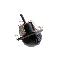 Smartour CCD objectif Fisheye caméra de voiture AHD 1080P vue arrière grand Angle caméra de recul HD Vision nocturne aide au stationnement automatique 2