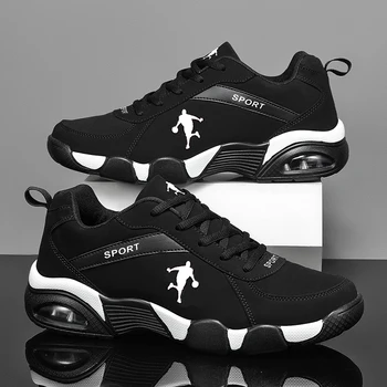 Alternative view of Men's Sneakers 2024 New Men Shoes Outdoor Leather Men Casual Shoes Comfortable Walking Sneaker Tenis Masculino Zapatillas Hombre