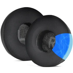 Upgraded Cooling Gel Ear Cushions for Comfortable Listening (Black Ice Gel)