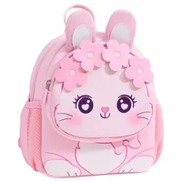 Toddler Backpack for Girls 3-5 Years Old Cartoon Pink Rabbit School Bags Kindergarten Kids Kawaii Bag Mochila Infantil Escolar 1