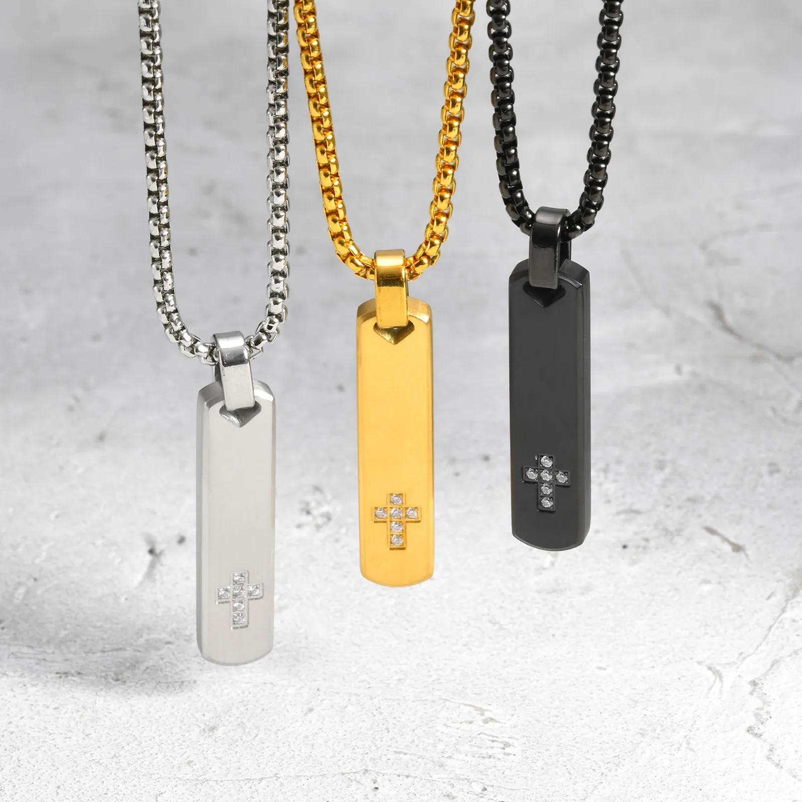 Collier Homme Onyx Mat & Œil De Tigre – Bijoux Pierre Naturelle Acier Inoxydable, Style Élégant Et Robuste