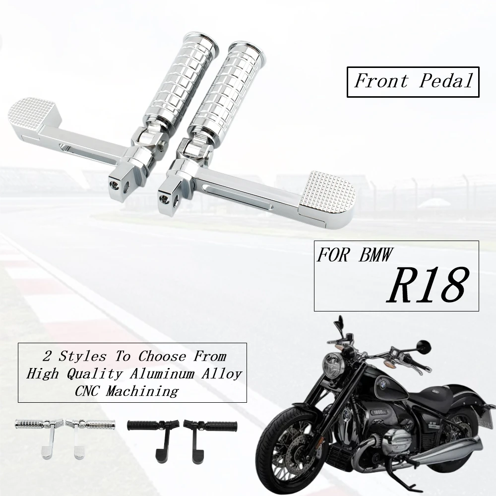 

R 18 аксессуары для мотоциклов, передняя педаль, удлинительная педаль, ЧПУ, алюминиевое черное покрытие для BMW R18 2020-2021