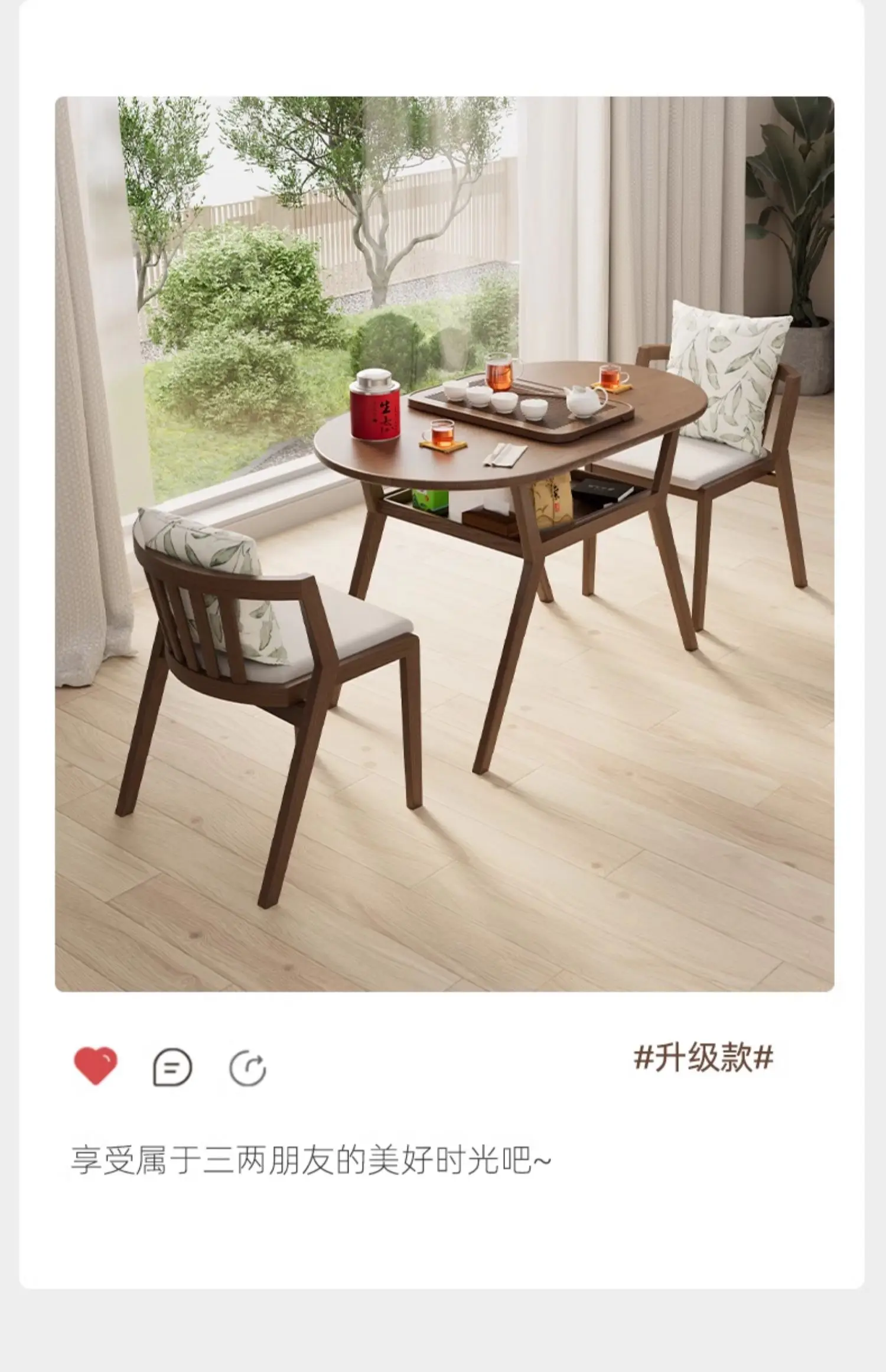 Folding Coffee Wooden Dining Table Set Chairs Small Kitchen Nordic Round Table Living Room Mesas De Comedor Home Furniture