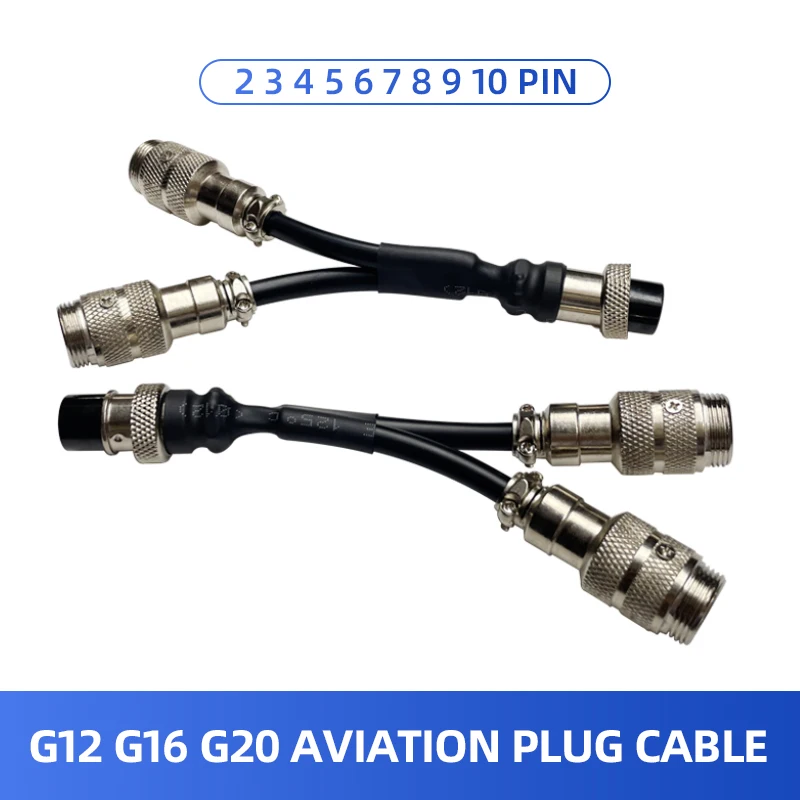 Conector do Cabo Divisor Macho e Fêmea Fio Adaptador Pin Pin Pin Pin Pin Pin Split Masculino Aviação Plug Gx16