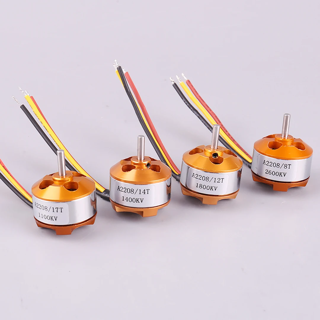 Moteur Brushless 2208 1100-2600KV pour Drone RC Quadcopter