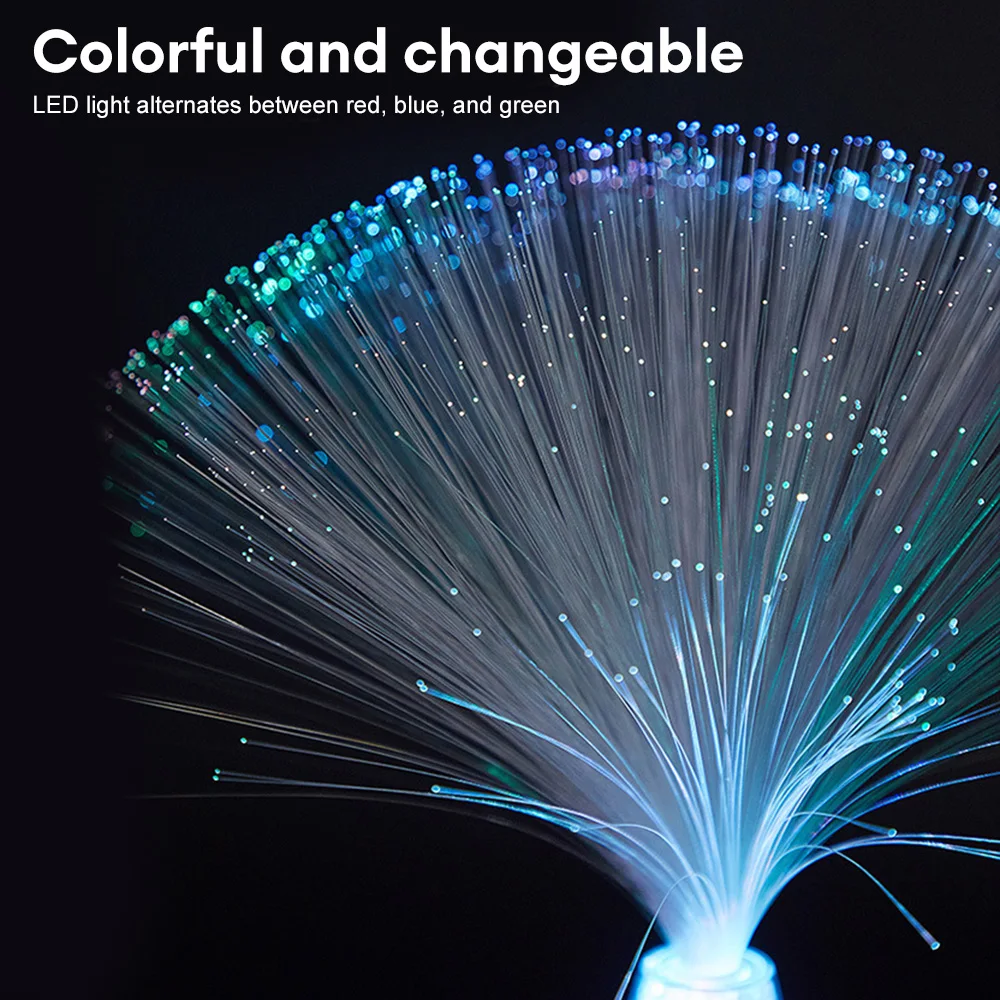 Atmosphere Party Colorful Mini Gift Festival Starry Sky Wedding Led Color Changing Stage Fiber Optic Lamp For Home Decoration fiber optic lamp