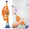Trumpet Toy For Kids Boys Educational Simulated Trumpet Instruments Toy Children's Early Childhood Musical Instrument For Boys 4