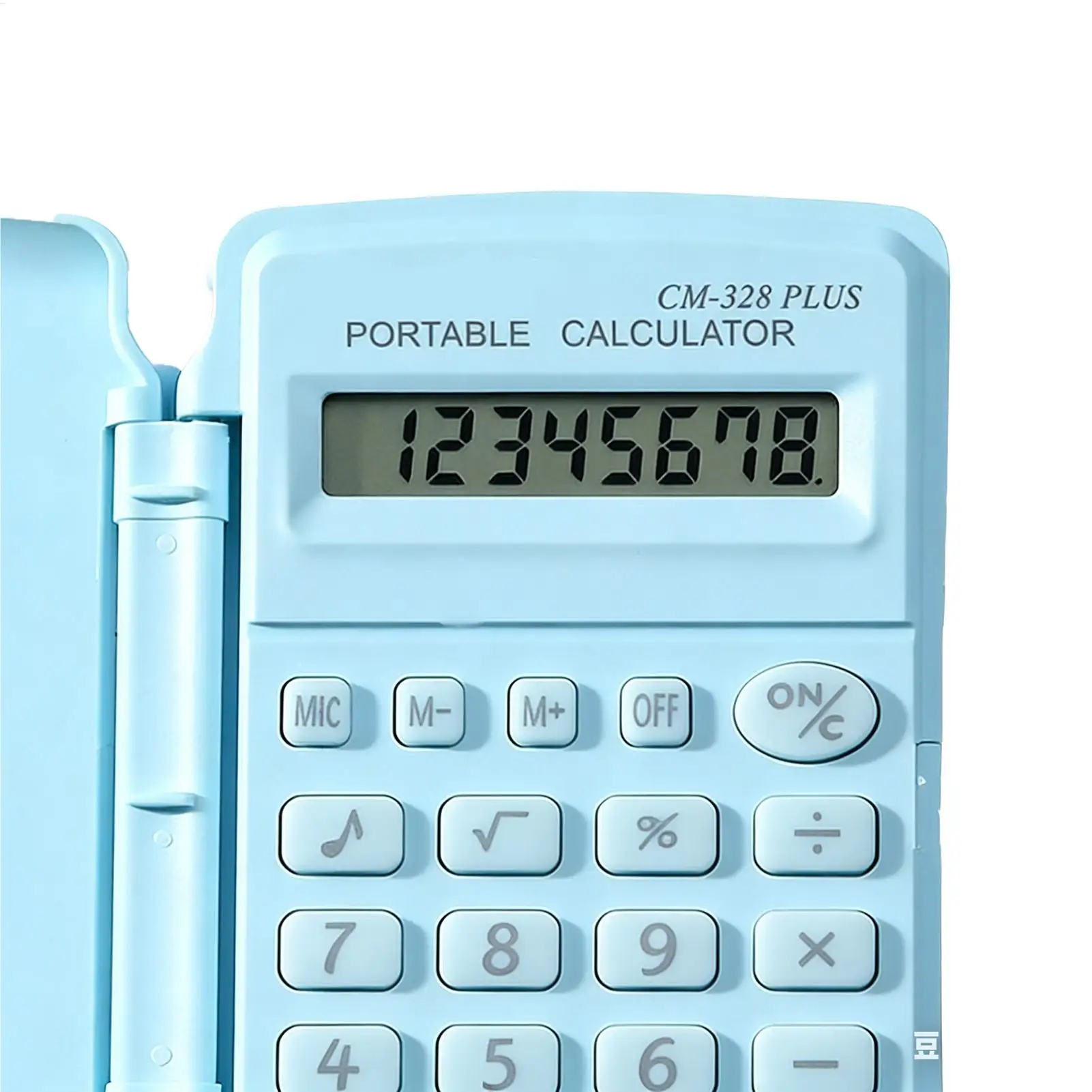 Mini CalculatorProtective Lid Portable Calculation Device for Students Accountants Engineers, Office Business Tool