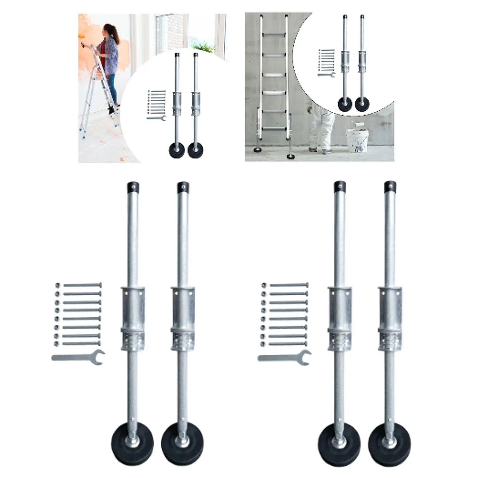 Ladder Levelers 2x Stepladders Step Ladders Extension Ladder Stabilizer Legs
