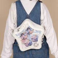 New Ita Bag Backpacks 2025 Popular Transparent School Bag for Women Sweet Chic Star Crossbody Bag Display Autumn Bolsa Сумка 1