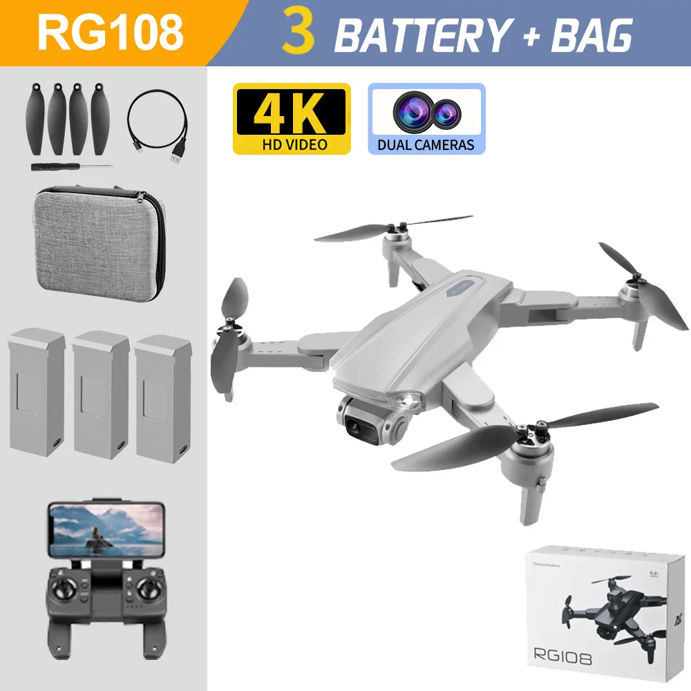 2022 NEW RG101 MAX GPS Drone 6K Professional Dual HD Camera FPV 800m Aerial Photography Brushless Motor Foldable Quadcopter Toys color changing nee dohs Squeeze Toys