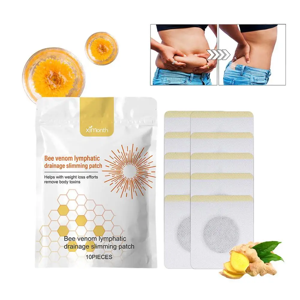 

10pcs Bee Slimming Slim Patch Fat Burning Slimming Products Body Belly Waist Losing Weight Cellulite Fat Burner Sticke